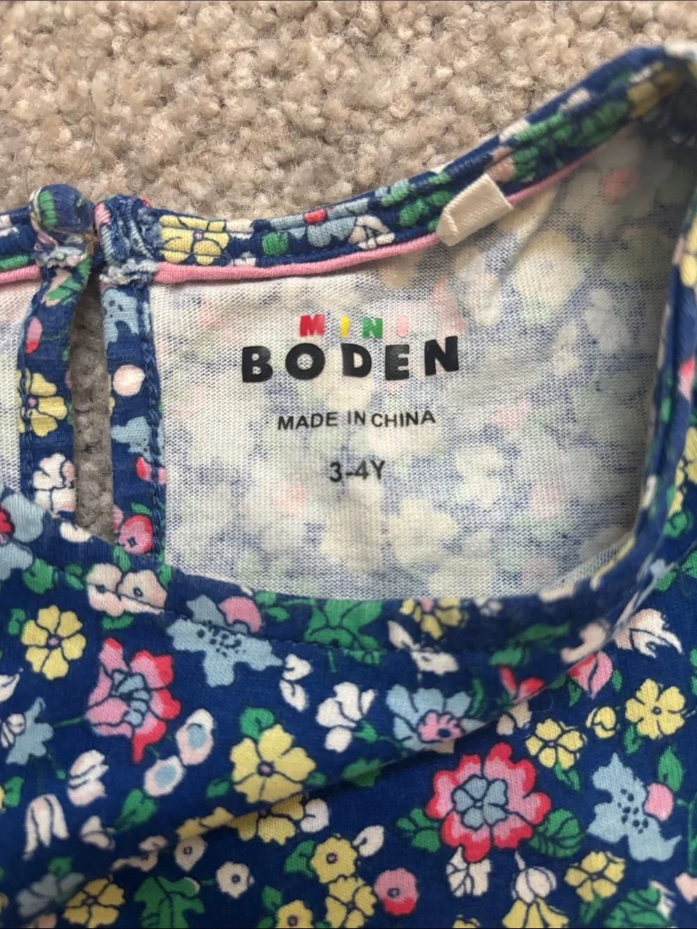 Mini Boden navy blue